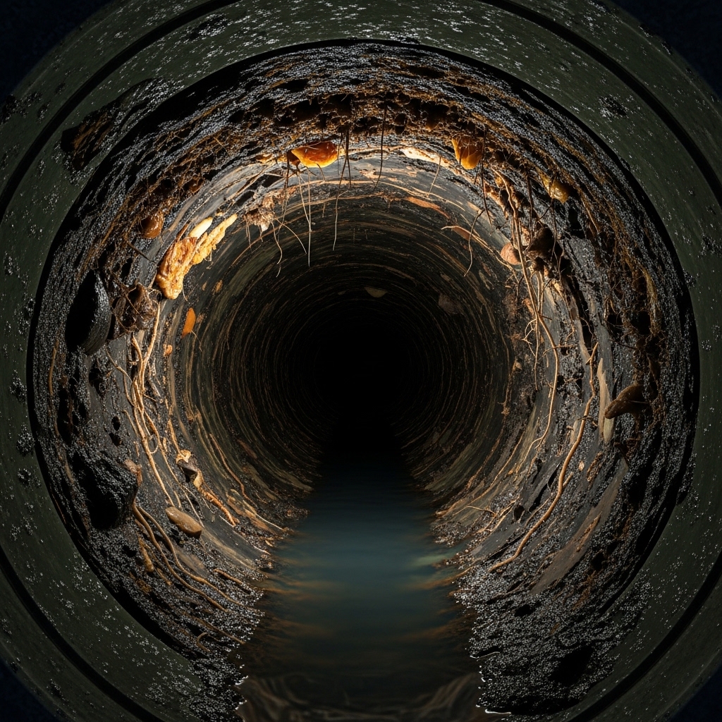 Dirty Pipe Before Hydro Jetting